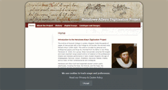 Desktop Screenshot of henslowe-alleyn.org.uk