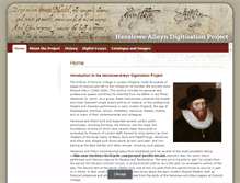 Tablet Screenshot of henslowe-alleyn.org.uk